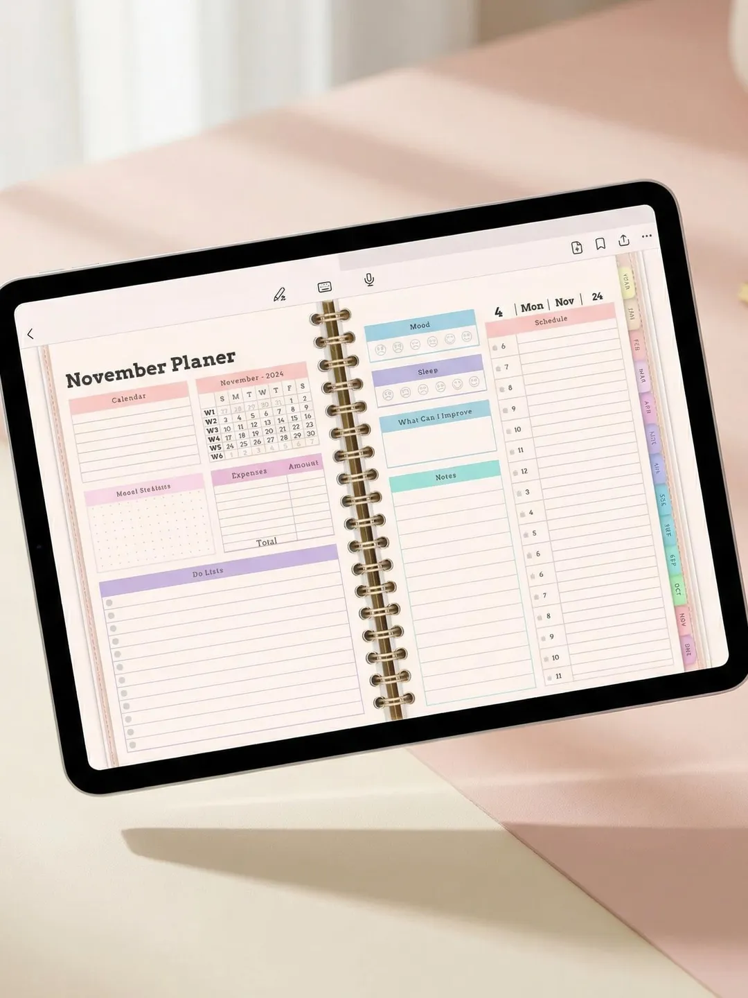 All In One Digital Planner 2026, 2027, 2028 Digital Planner, Digital ...