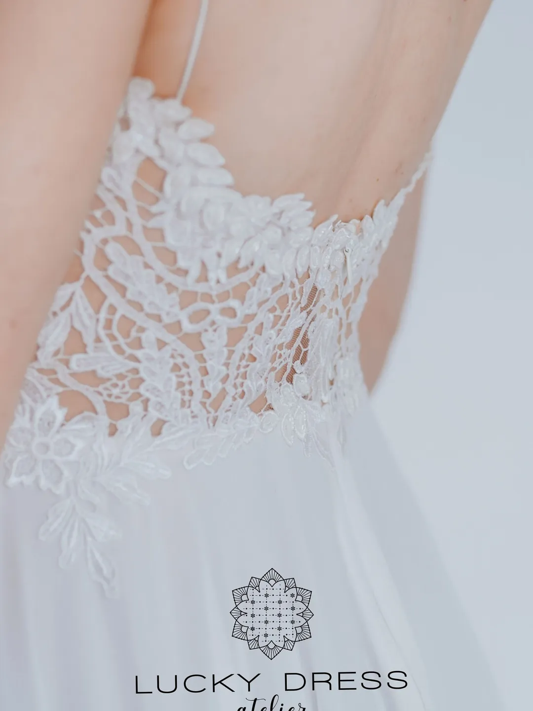 Boho wedding dress Slit wedding dress Bridal dress Illusion wedding dress Sexy wedding dress Hippie wedding dress bohemian / Dorothy III