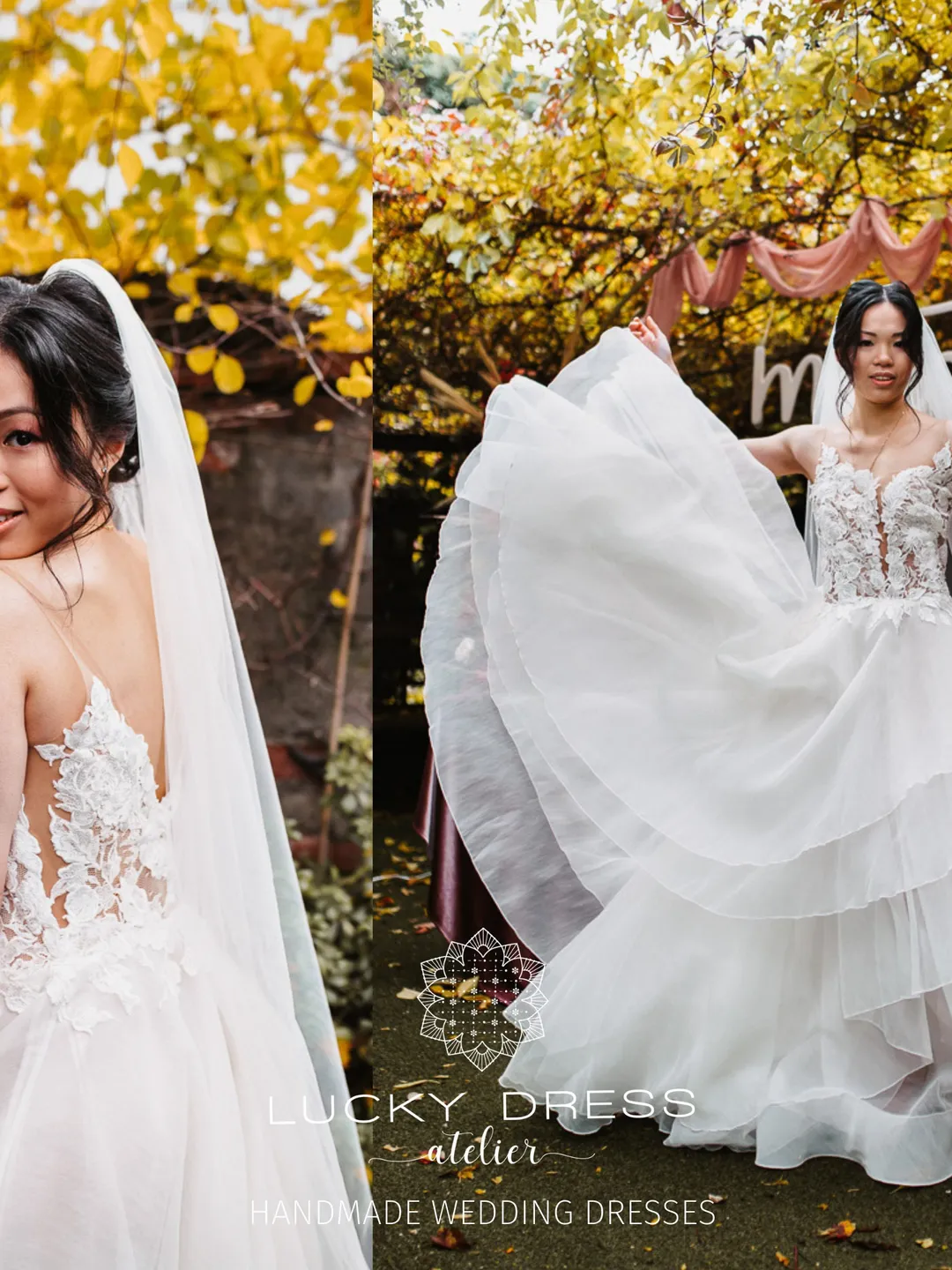 [BAU by Bride And You] KARLA Round neck organza dress ☆ Plan your wedding with bride and you