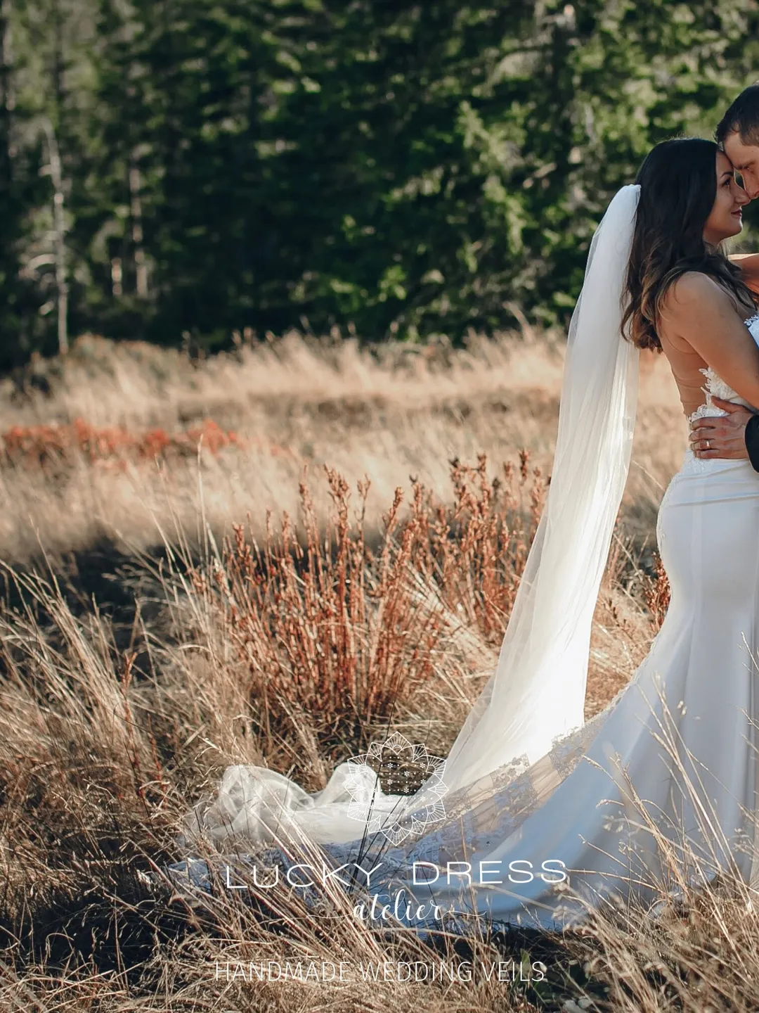 Wedding Veil Wedding Veils Simple Veil Cathedral Custom Veil  display picture 1