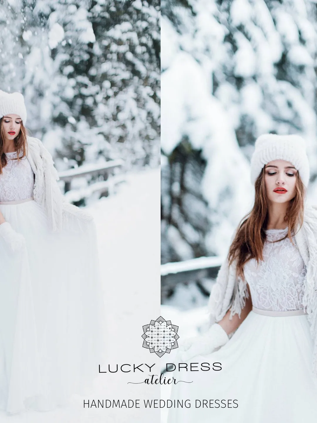 Winter wedding dress backless Boho wedding dress Bridal gown Flowy wedding dress christmas Muslin wedding dress custom Lace dress / Callista