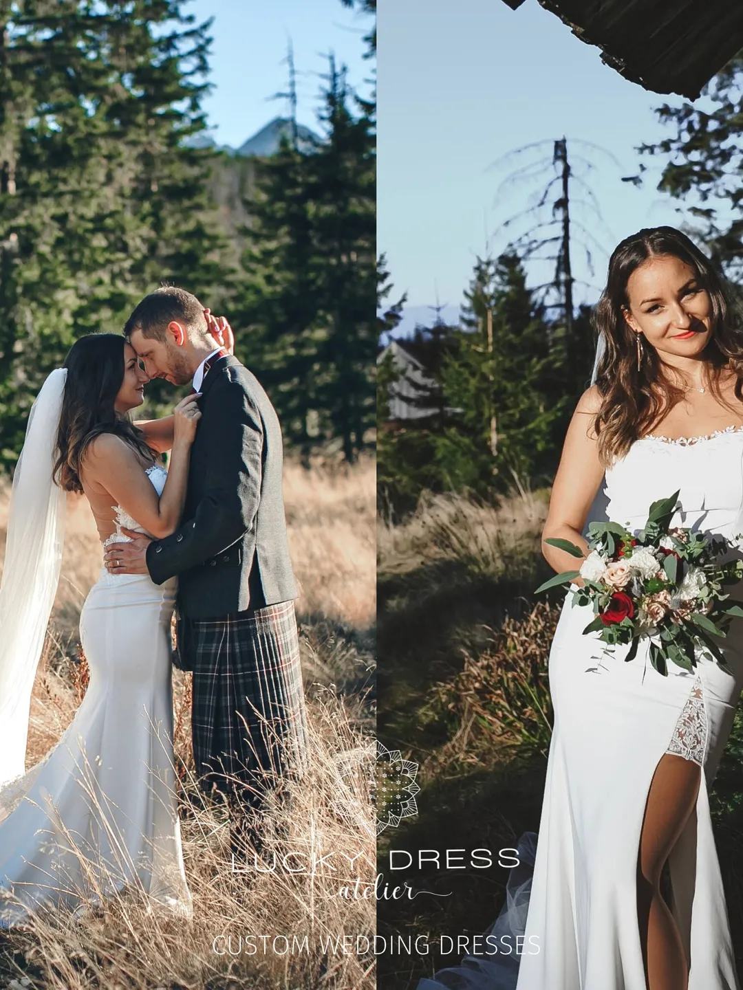 Crepe wedding dress Mermaid wedding dress Custom wedding dress Sexy wedding dress Slit wedding dress Sweetheart wedding dress Bridal /Sophie