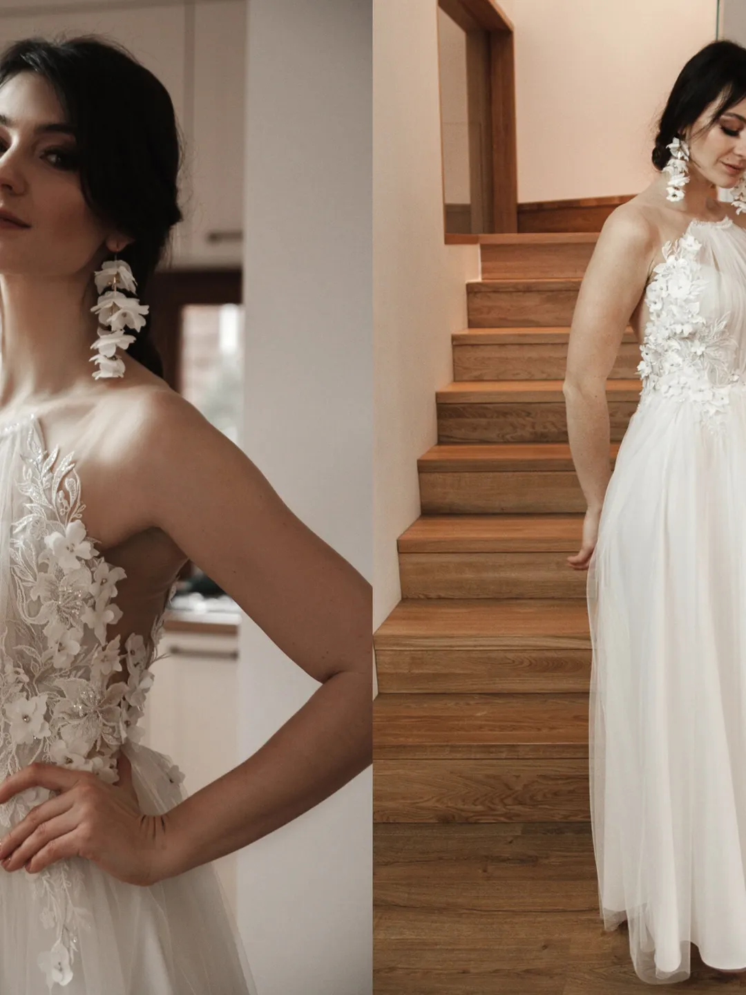 Boho wedding dress flowy Hippie wedding dress deep v Bohemian wedding dress feathers Backless wedding dress custom Straps dress /Callisfenia Boho wedding dress flowy Hippie wedding dress deep v Bohemian wedding dress feathers Backless wedding dress custom Straps dress /Callisfenia