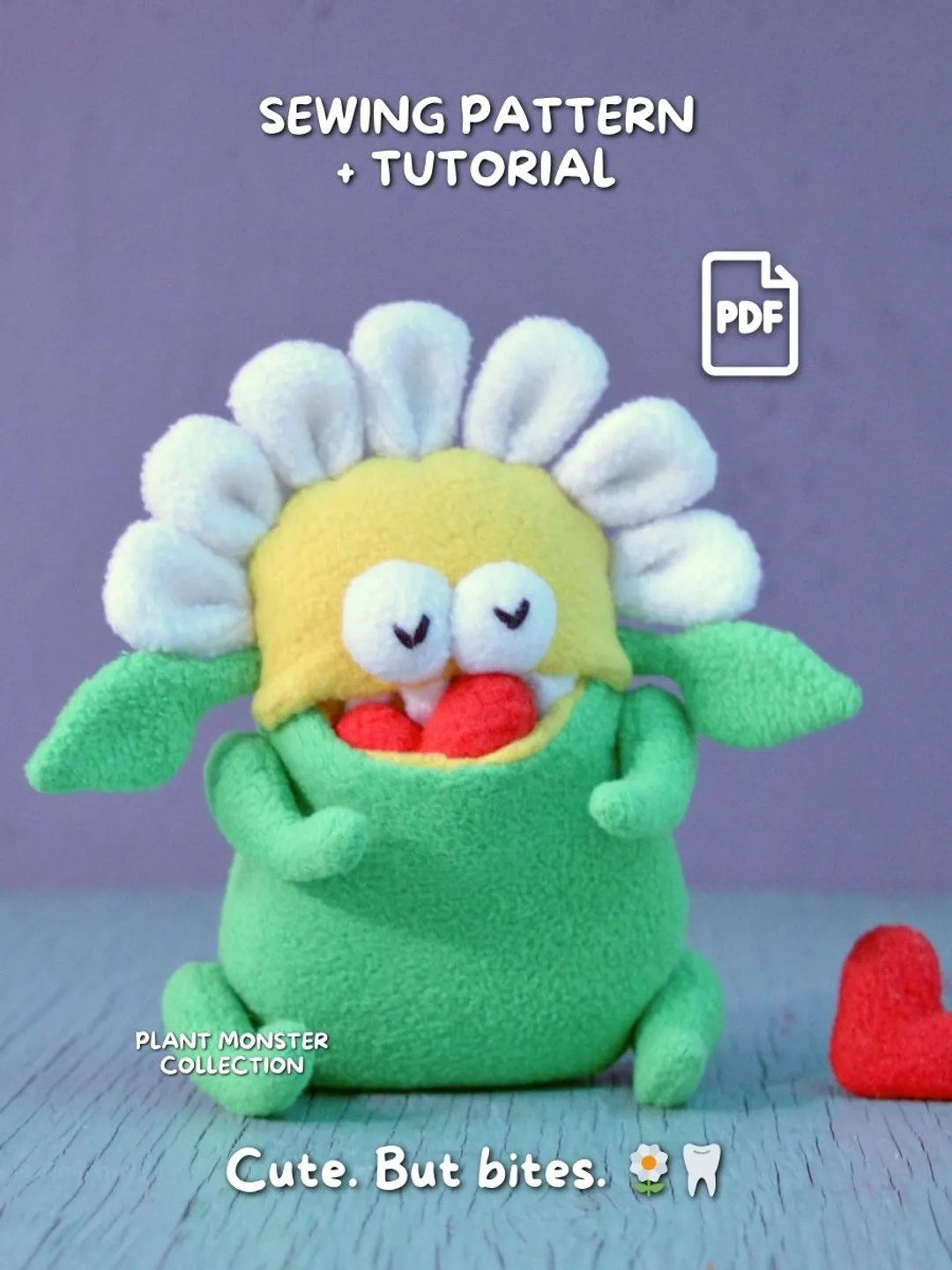 Tutorial Terry Plusg Elephant Plush Sewing Pattern with Secret Mouth Pocket PDF Tutorial