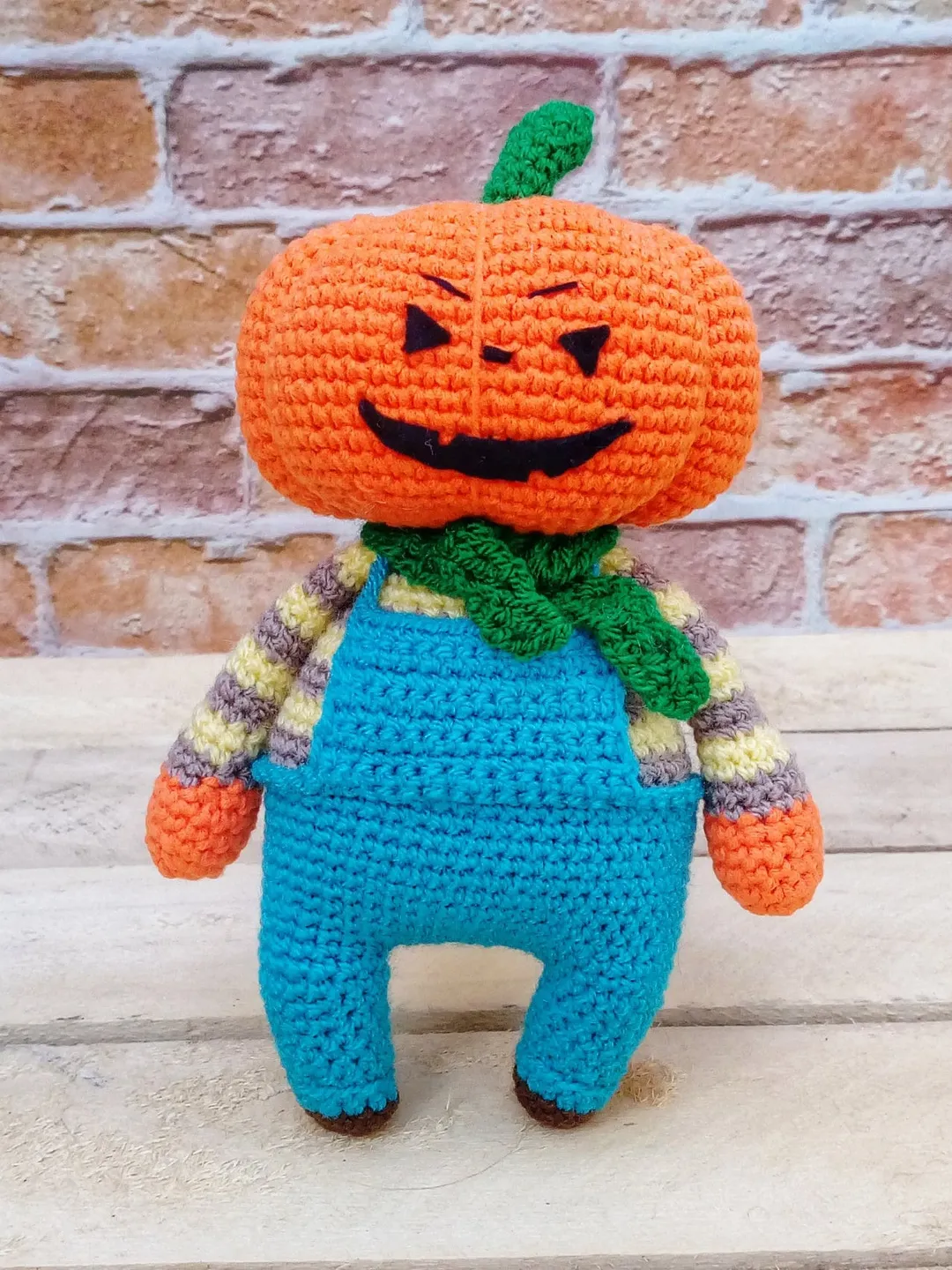 HALLOWEEN pumpkin Jack knitted pumpkin Jack Halloween gift stuffed toy pumpkin Jack handmade toy pumpkin Jack crochet pumpkin gift amigurumi