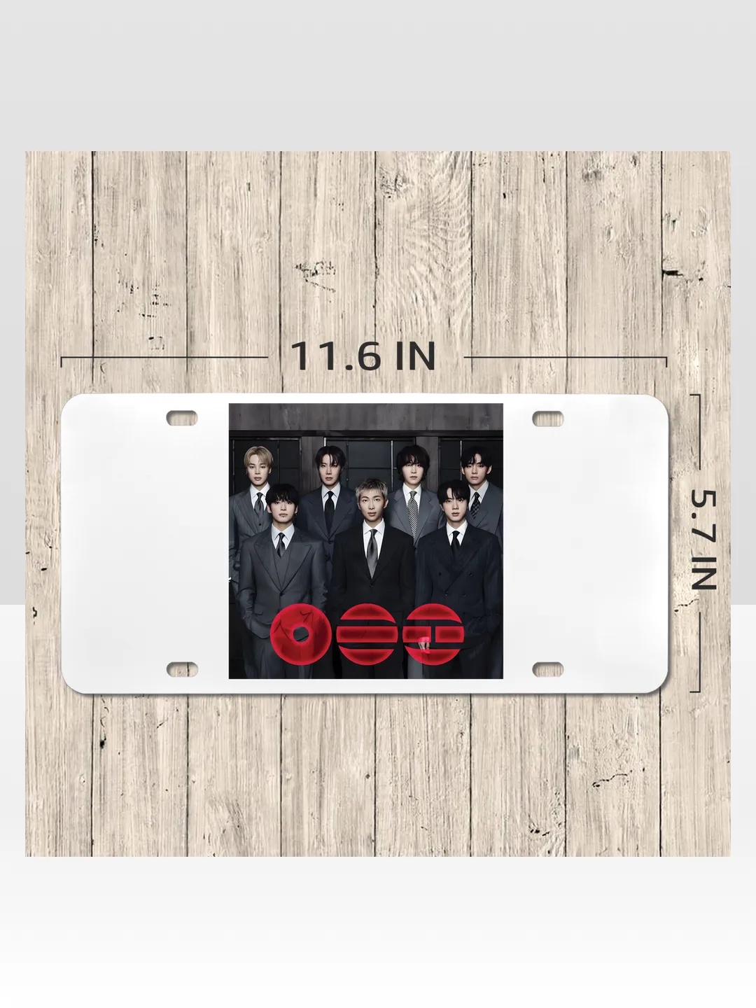 Arirang BTS License Plate