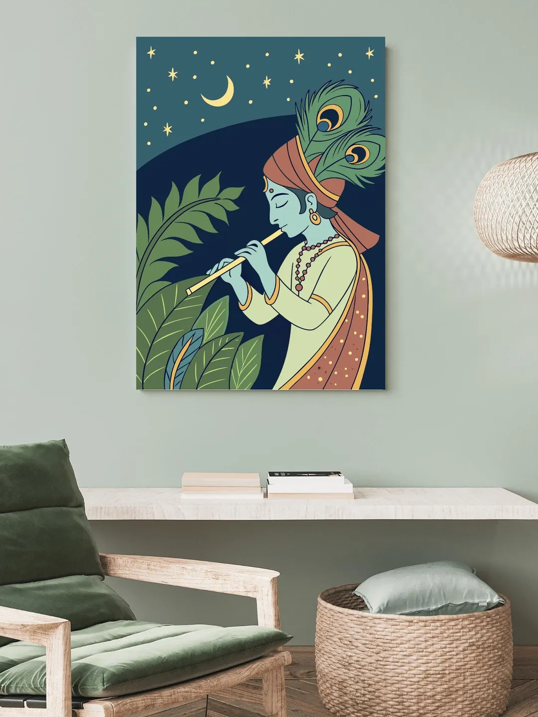 Pichwai Wall Art, Traditional Indian Cow Painting, Temple Decor ...