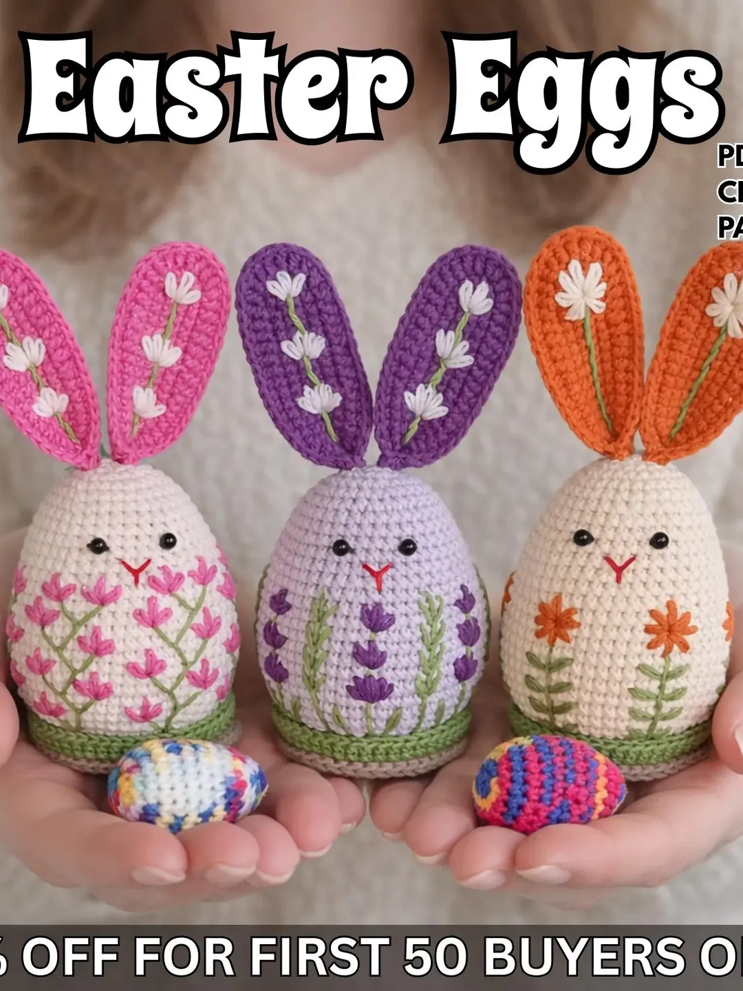 Crochet Bunny Easter Egg Pattern, Crochet bunny amigurumi pattern, Easter amigurumi bunny pattern, Easy Crochet decor DIY, Bunny Egg Pattern