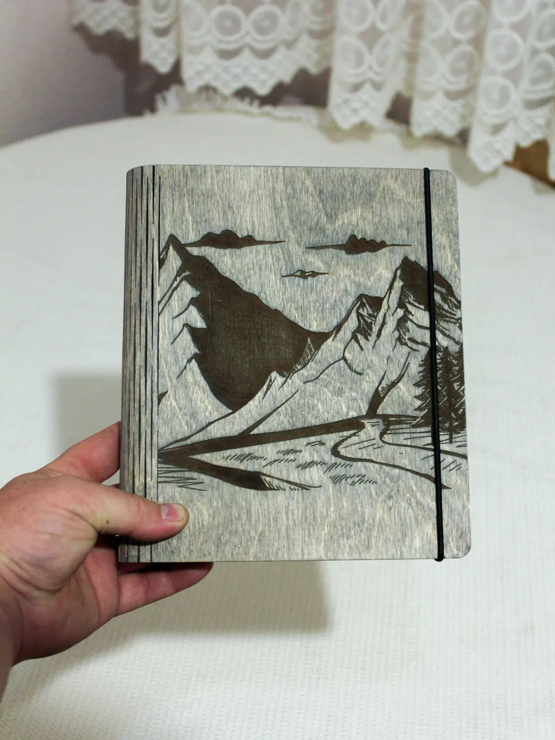 Custom Engraved Notebook With Mountain landscape Prayer Lined or Squared  Journal Travel Prayer Journal  Writing Journal Gift for Daughter