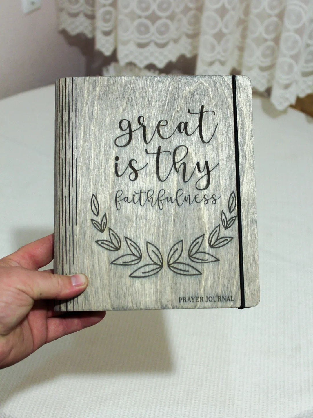 Custom Prayer Journal Diary Faithfulness Lined or Squared  Journal Travel Journal Bible Prayer Journal  Writing Journal Gift for Daughter