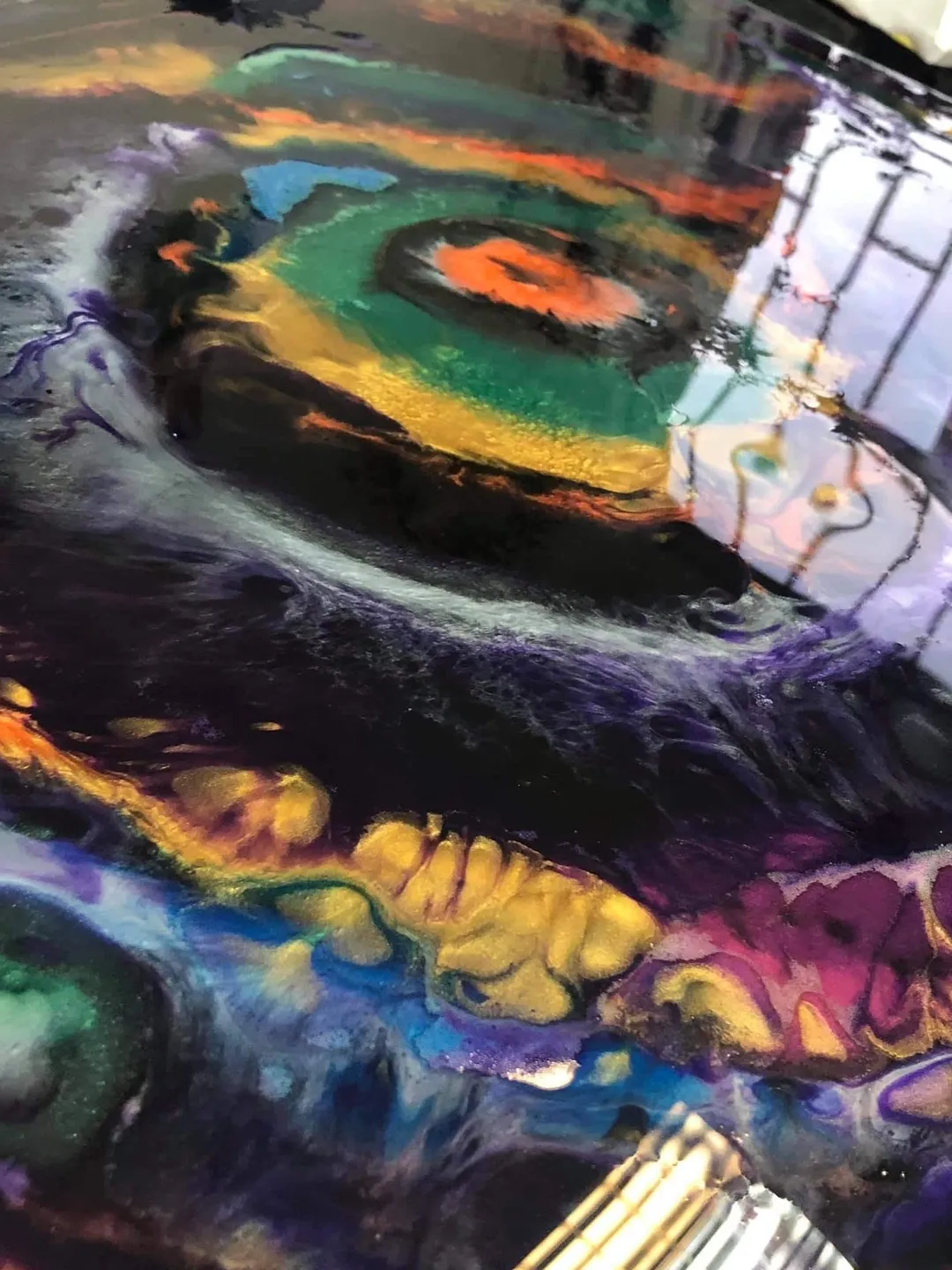 Coffee Table, Agate Table, Epoxy Resin  Table, living room table, table as a gift, black table, Stone cut Furniture, decoration shinebright