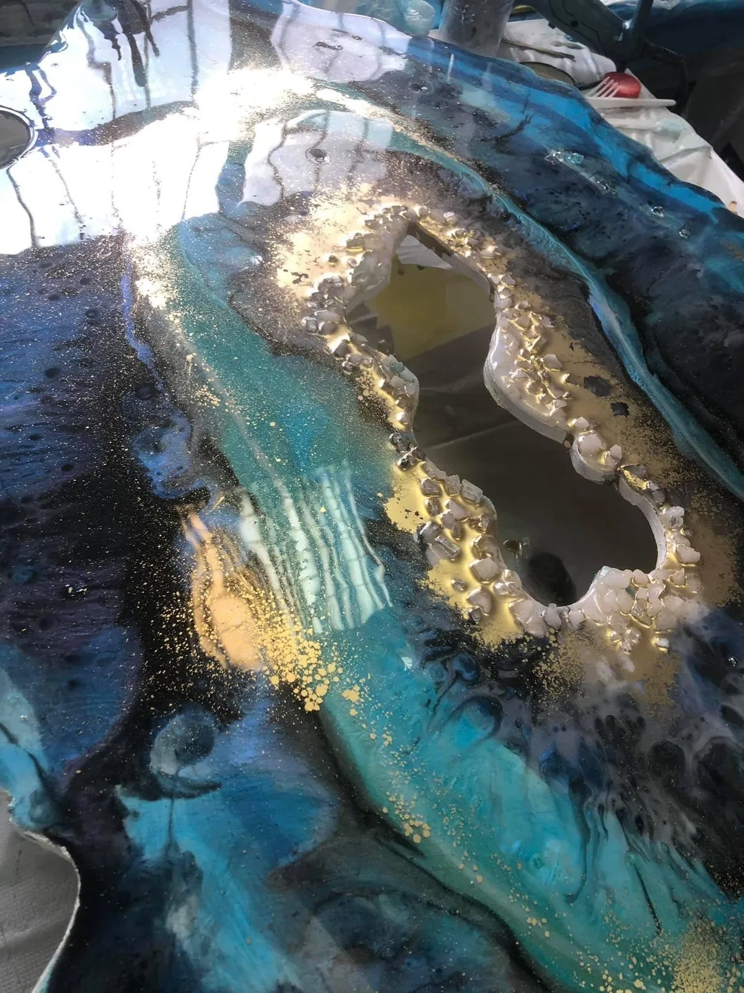 Table top, Coffee Table, Epoxy Resin  Table, living room table, agate imitation , beauty table, Stone cut Furniture, geode, epoxy countertop