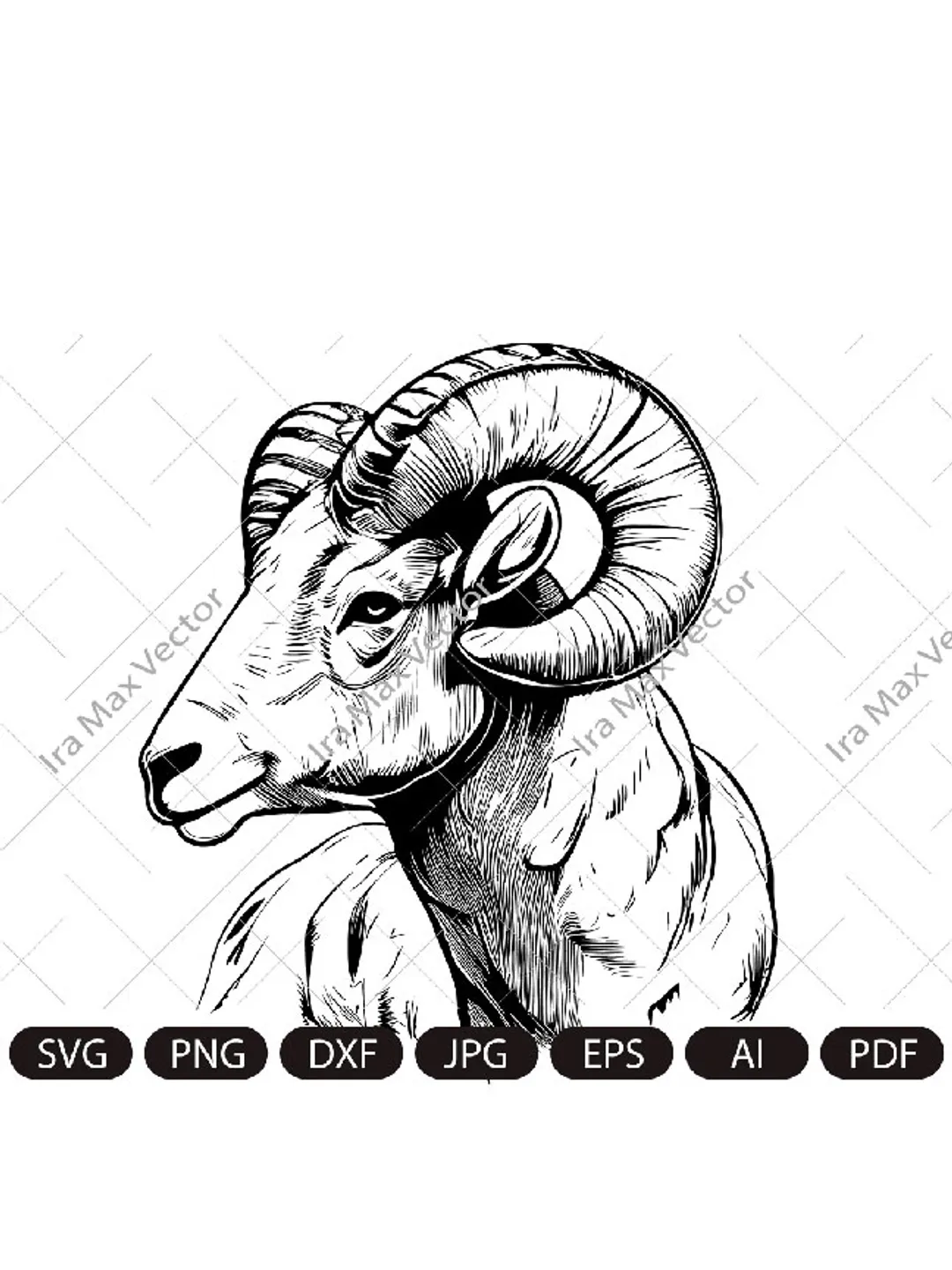 Ram Mascot svg/ram head svg /ram Face /sheep animal/farm animal/Aries  avg/Design Logo .SVG .PNG /ram clipart/ Vector, image size:1080x1440