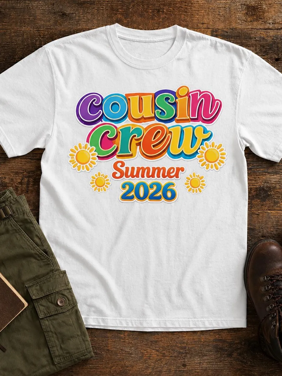 Cousin Crew Summer 2026 Matching Family Vacation Tee