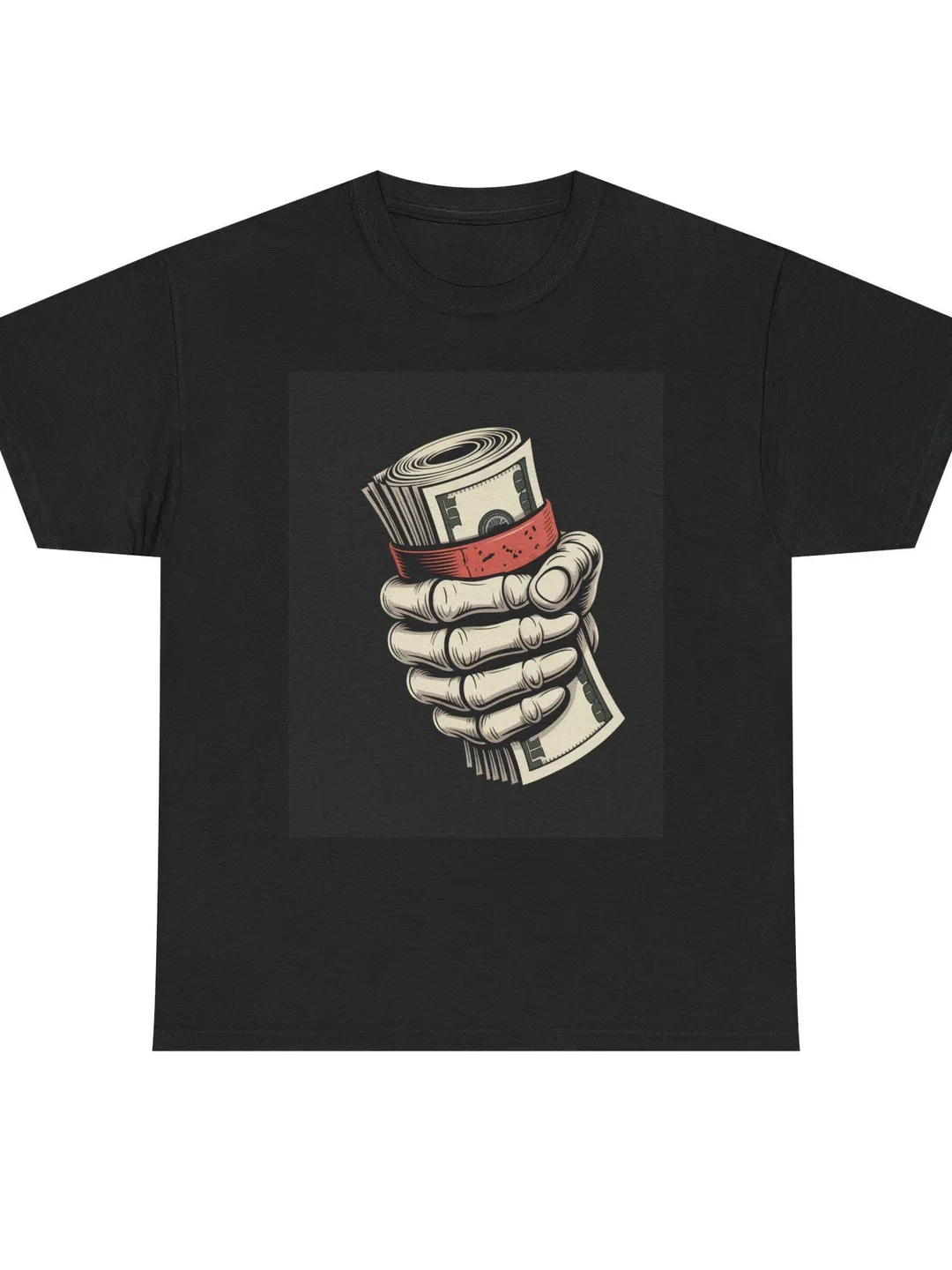 Cash Hand Graphic Tee: Unisex Cotton Streetwear
