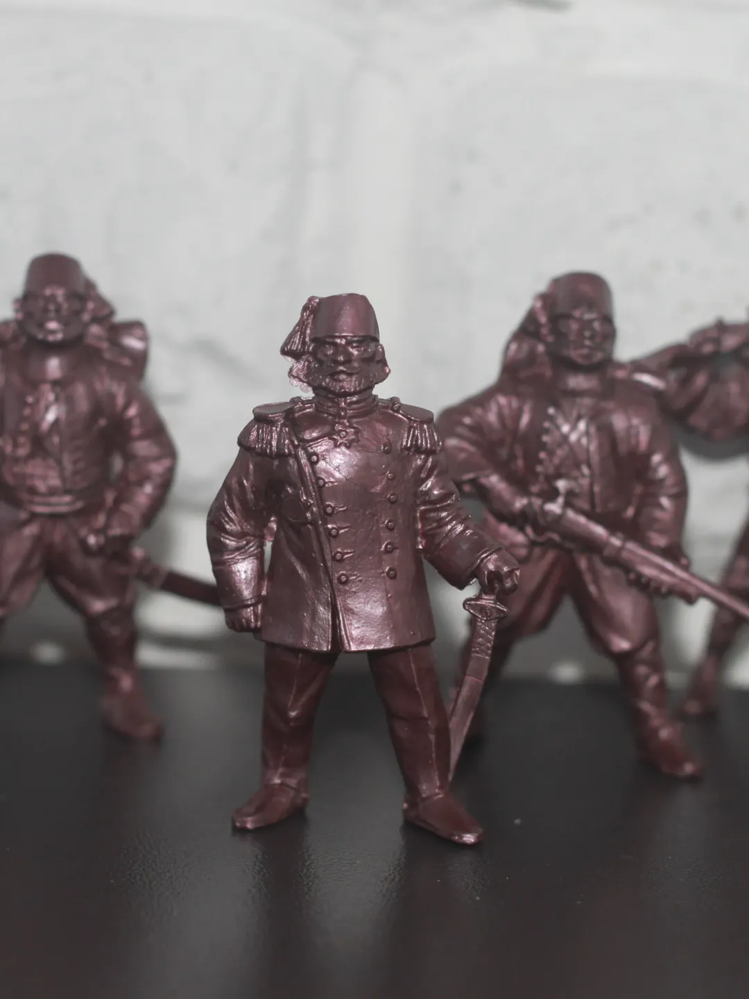 Turkish soldiers, Miniatures 54mm scale, Infantry Unit, Tabletop Wargaming miniature figures, toy soldiers