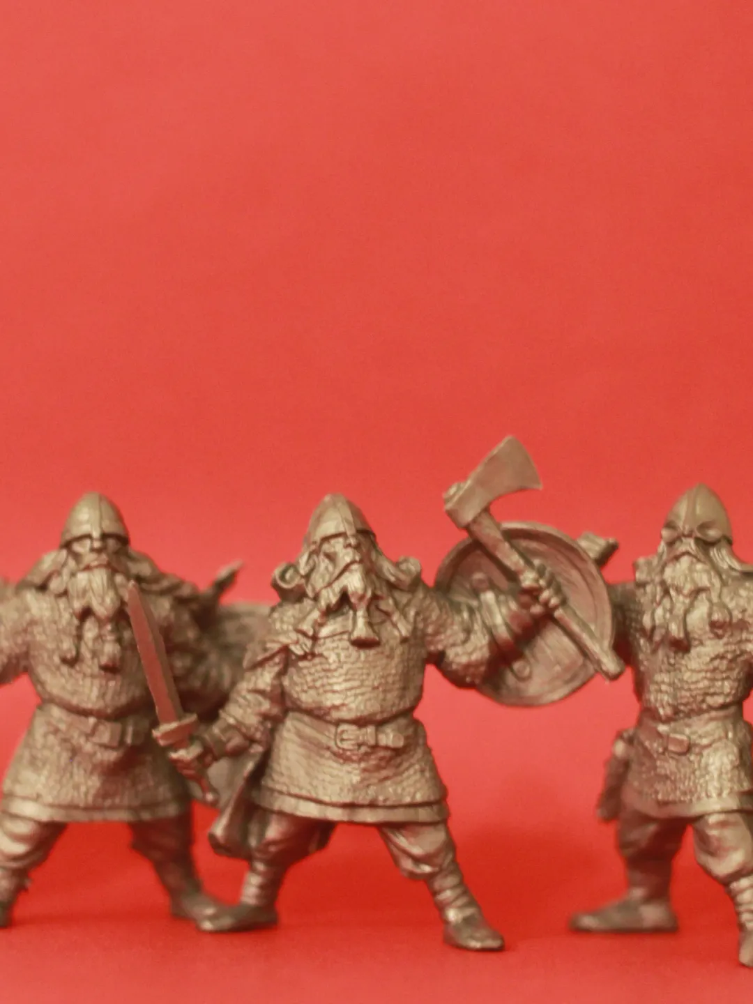 Vikings, Miniatures 54mm scale, Tabletop Wargaming miniature figures, Scandinavian warriors, toy soldiers