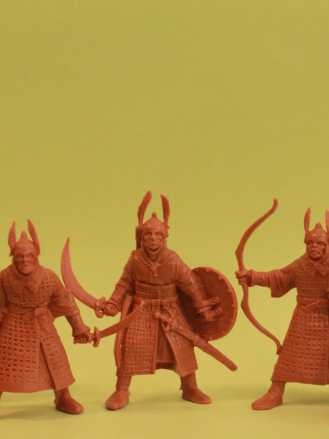 Huns warriors, Miniatures 54mm scale, Tabletop Wargaming miniature figures, Huns warriors of Attila, toy soldiers