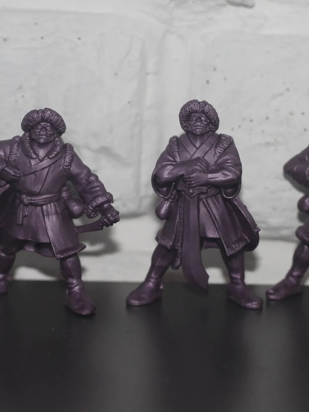Mongol medieval warriors, Miniatures 54mm scale, Infantry Unit, Tabletop Wargaming miniature figures, toy soldiers