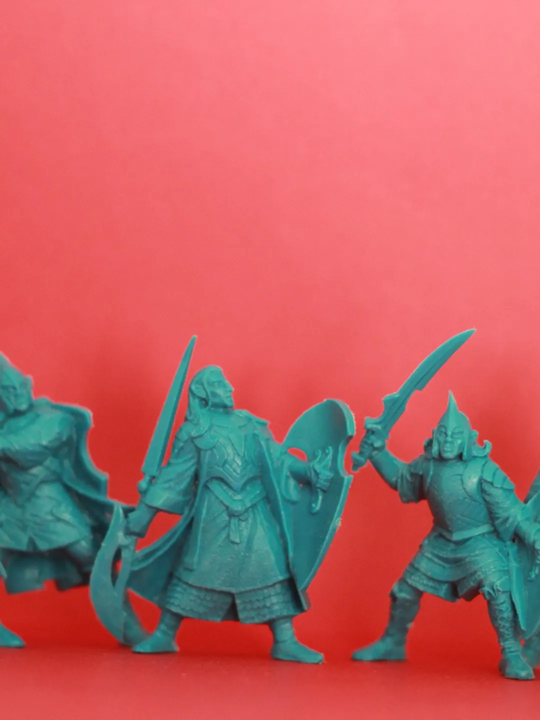 Elves - Noldor clan, Miniatures 54mm scale, Tabletop Wargaming miniature figures, fantasy, toy soldiers