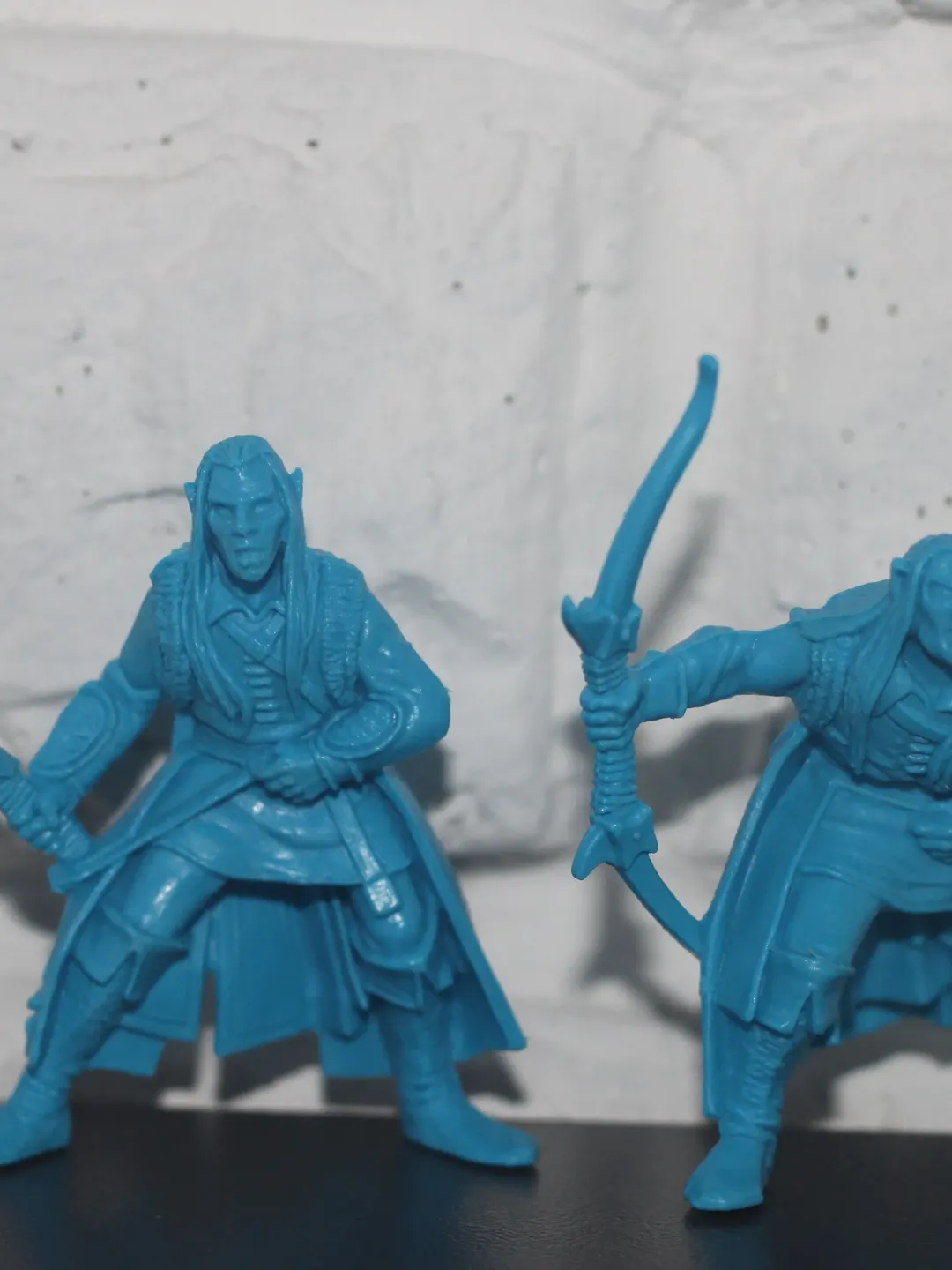 Silvan Elves, miniatures 54mm scale, tabletop wargaming miniature figures, fantasy, elven archers, toy soldiers