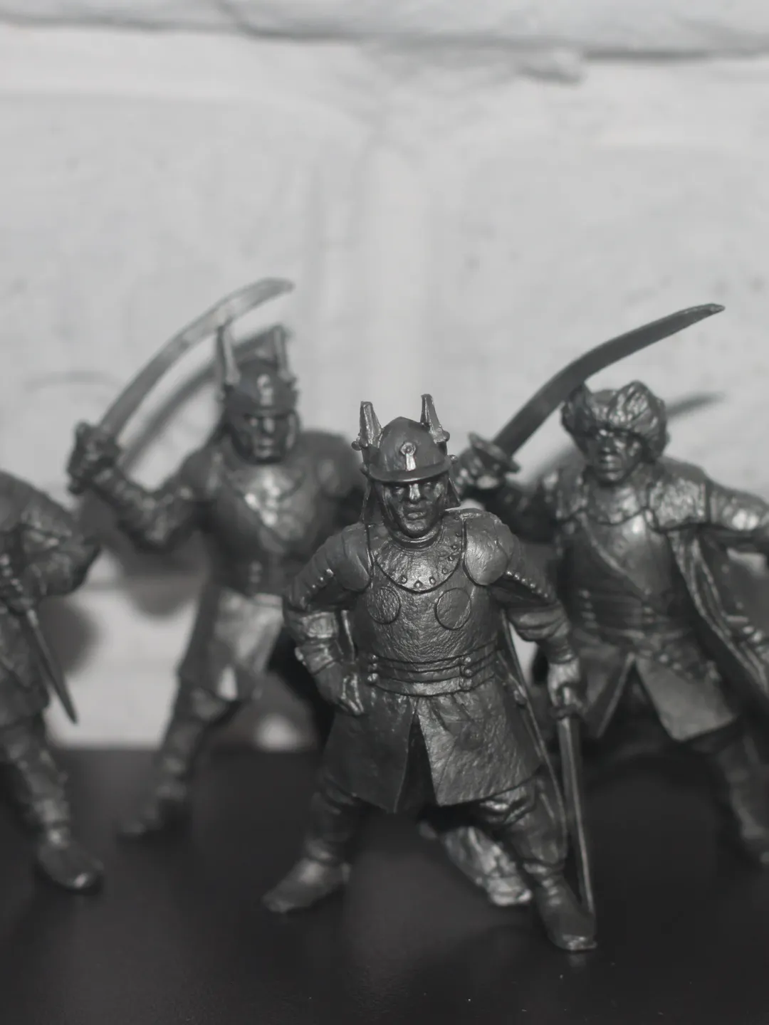 Polish gentry warriors, Miniatures 54mm scale, Infantry Unit, Tabletop Wargaming feudal miniature figures, toy soldiers