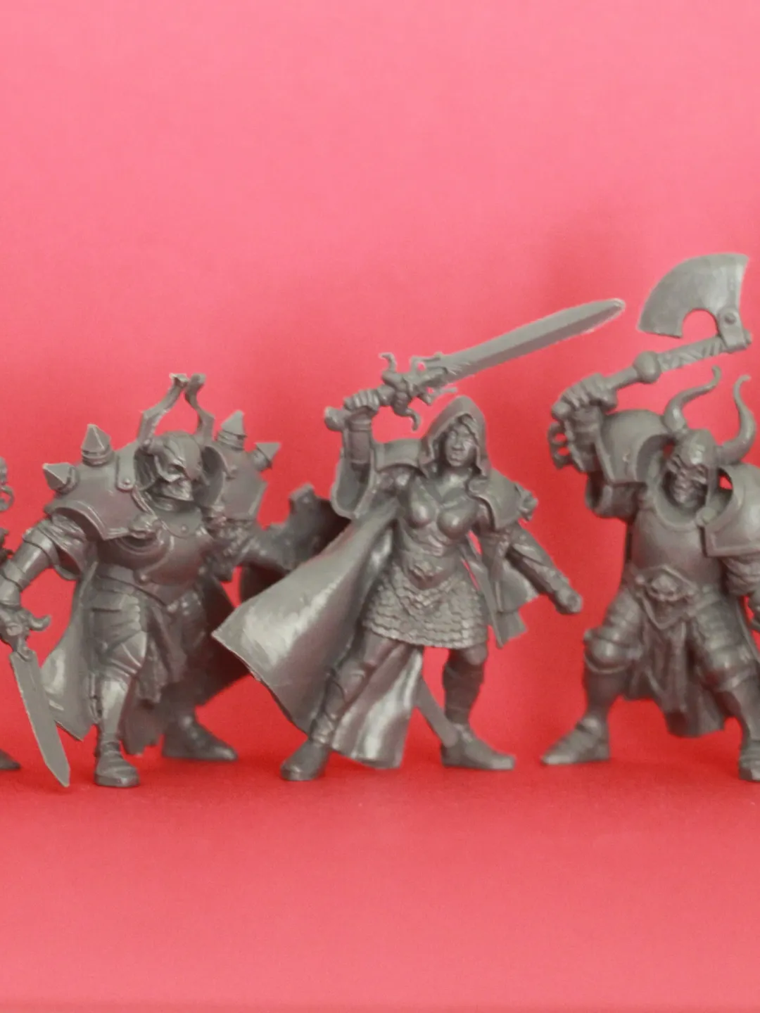 Knights of Darkness, Miniatures 54mm scale, Tabletop Wargaming miniature figures, Fantasy battles, toy soldiers