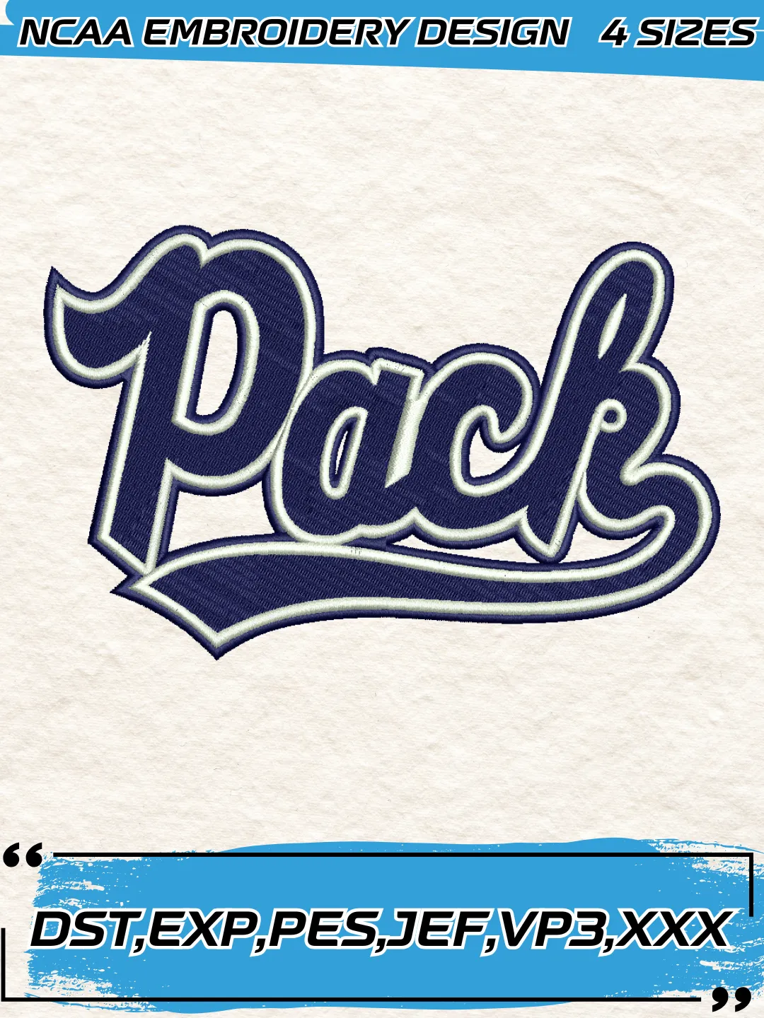 Nevada Wolf Pack Logo Embroidery Design,NCAA Logo Embroidery Design,Machine Embroidery Design File,4 Sizes, Digital Download