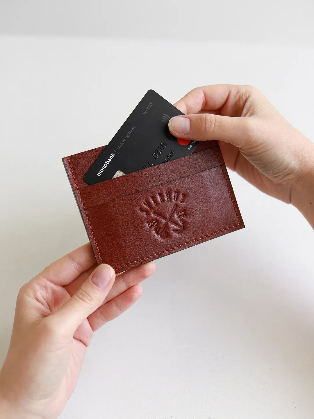 card wallet slim wallet monogram wallet customized wallet credit card wallet thin wallet mini wallet compact wallet mens minimalist wallet