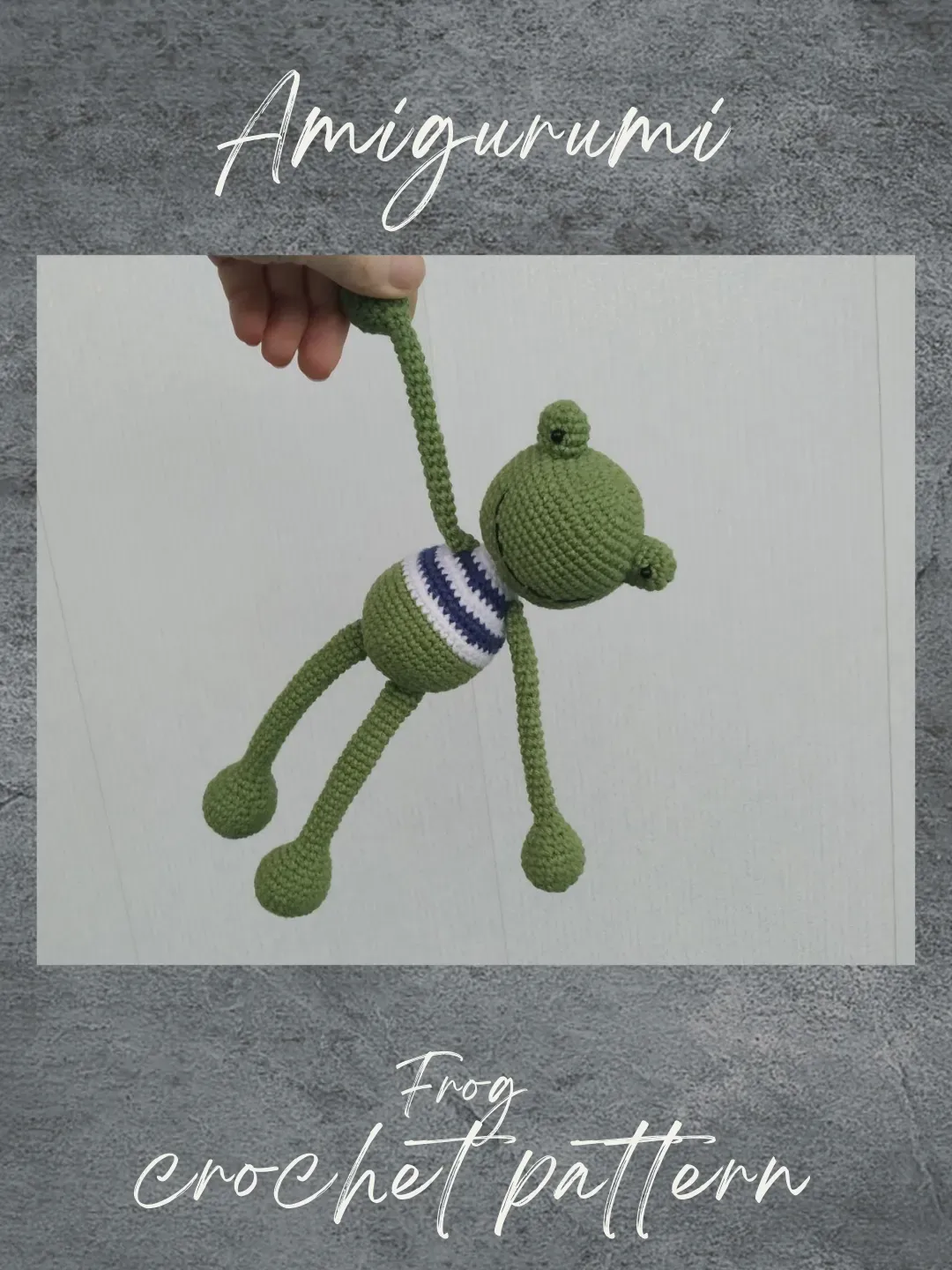 Frog Crochet Pattern and Instructions PDF. Amigurumi frog. Crochet green frog Pattern. Crochet Pattern Home Decor Idea