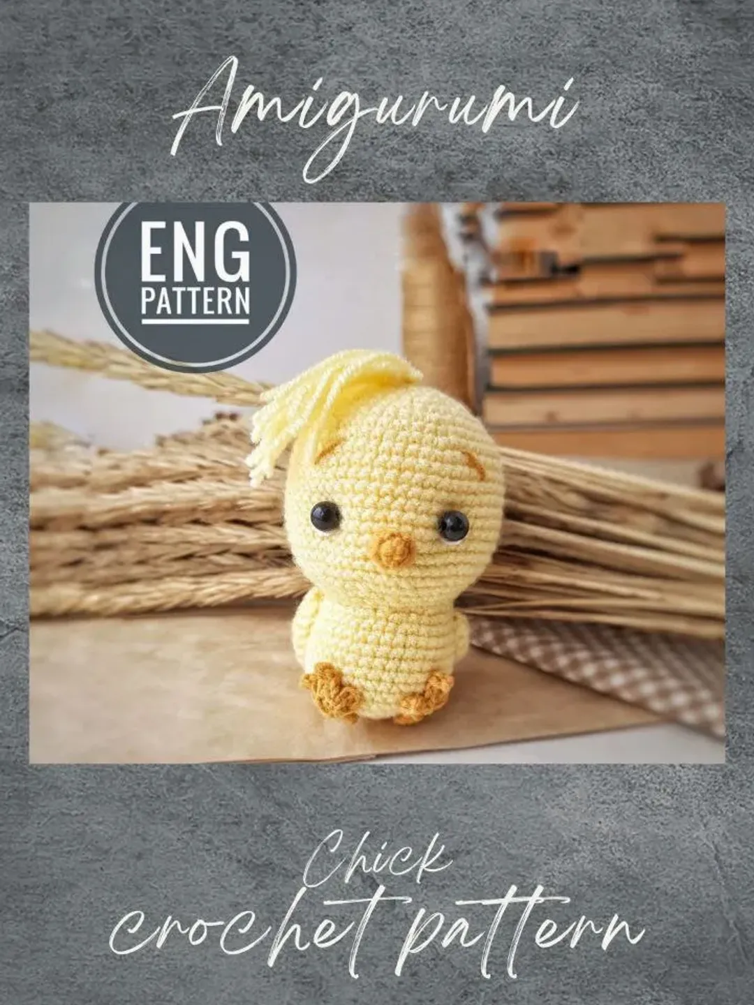 Amigurumi chiсken crochet pattern. Easter decor DIY. Eastern chiсken tutorial