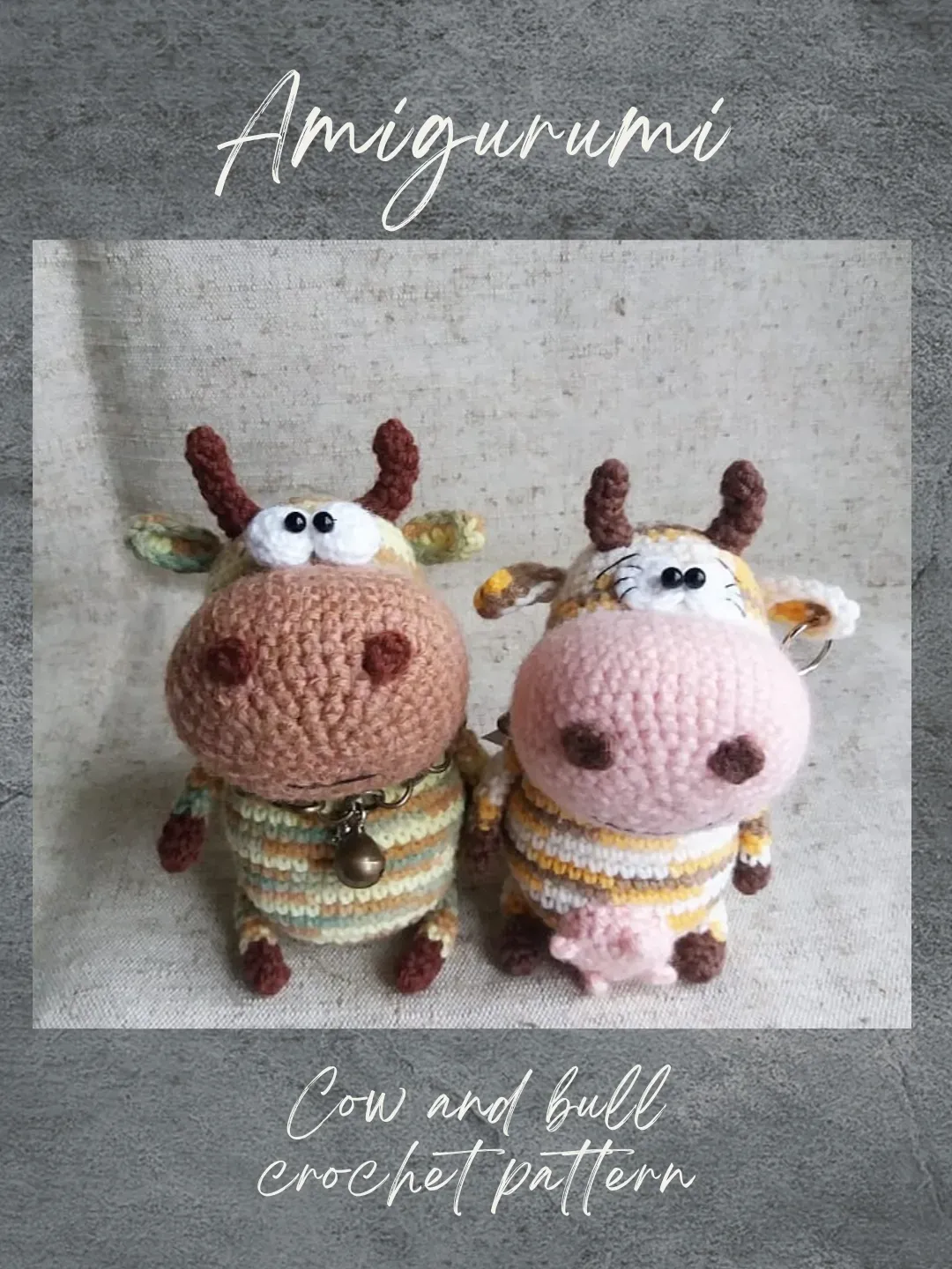 Cow crochet pattern. Amigurumi farm animal toy. Amigurumi bull crochet pattern. Amigurumi cow. Amigurumi pattern