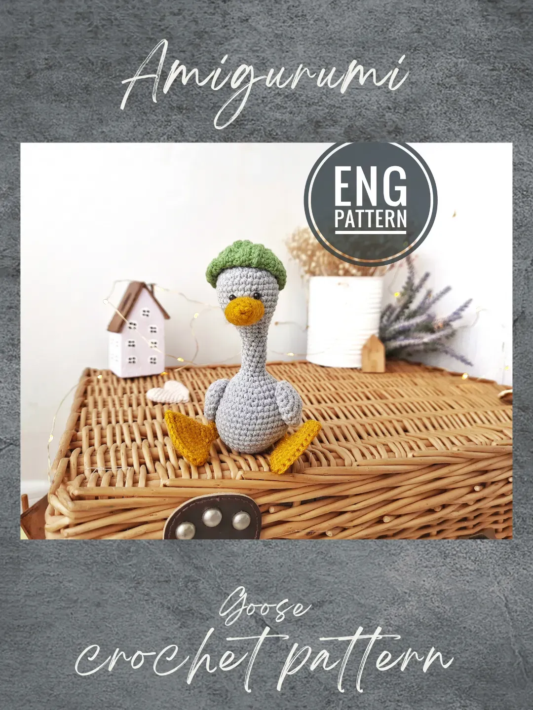 Goose Crochet Pattern. Amigurumi duck crochet pattern. Amigurumi bird crochet pattern. Amigurumi Goose pattern