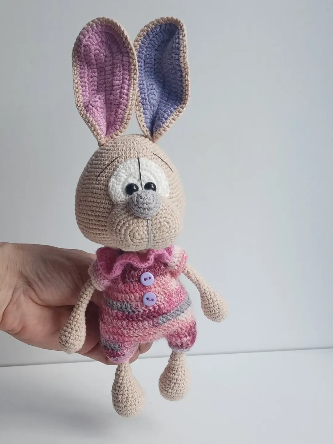 Crocheted rabbit,crocheted toy