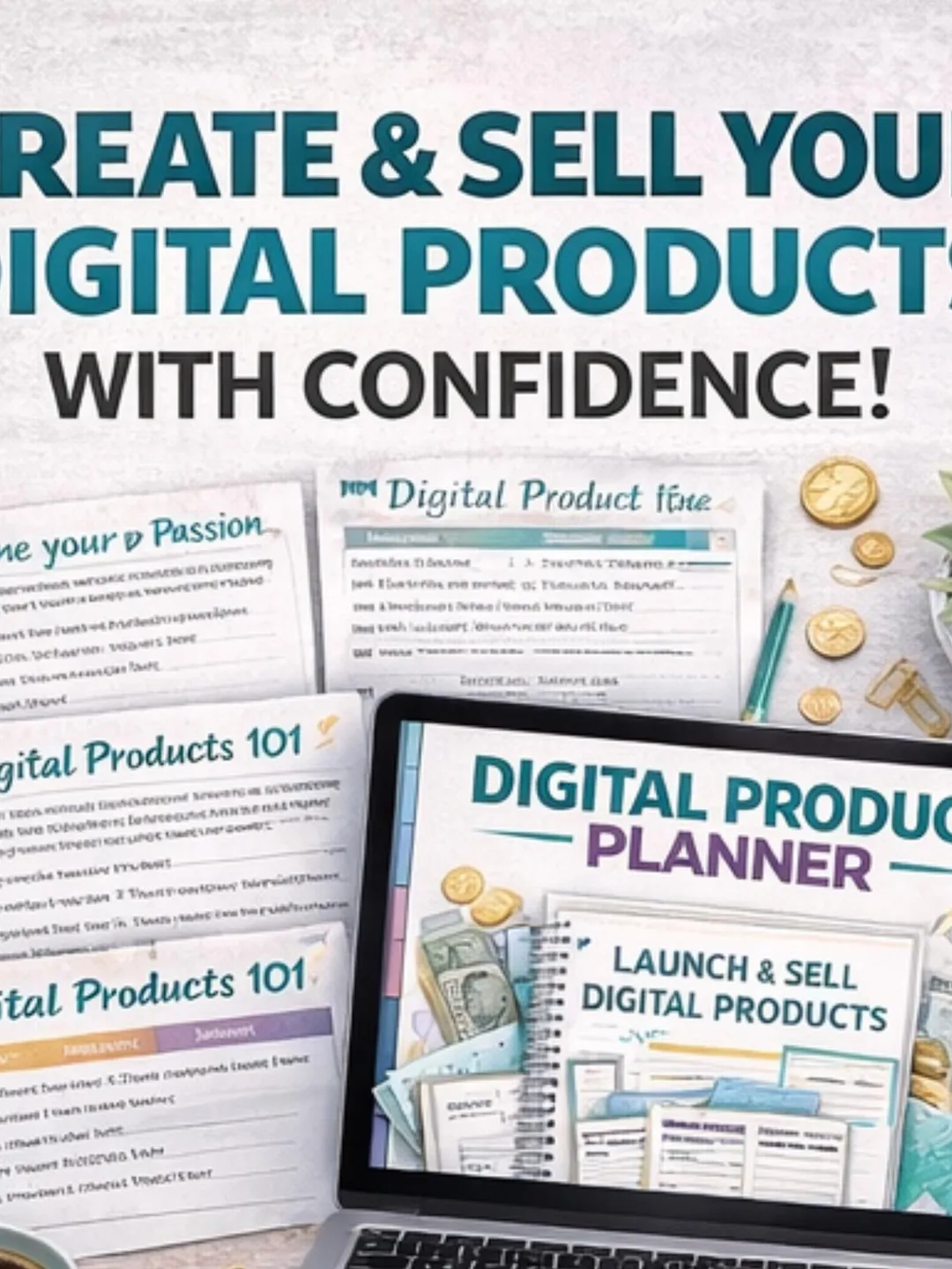 Digital Product Planner 35 Pages Printable PDF | Product Launch Planner ...