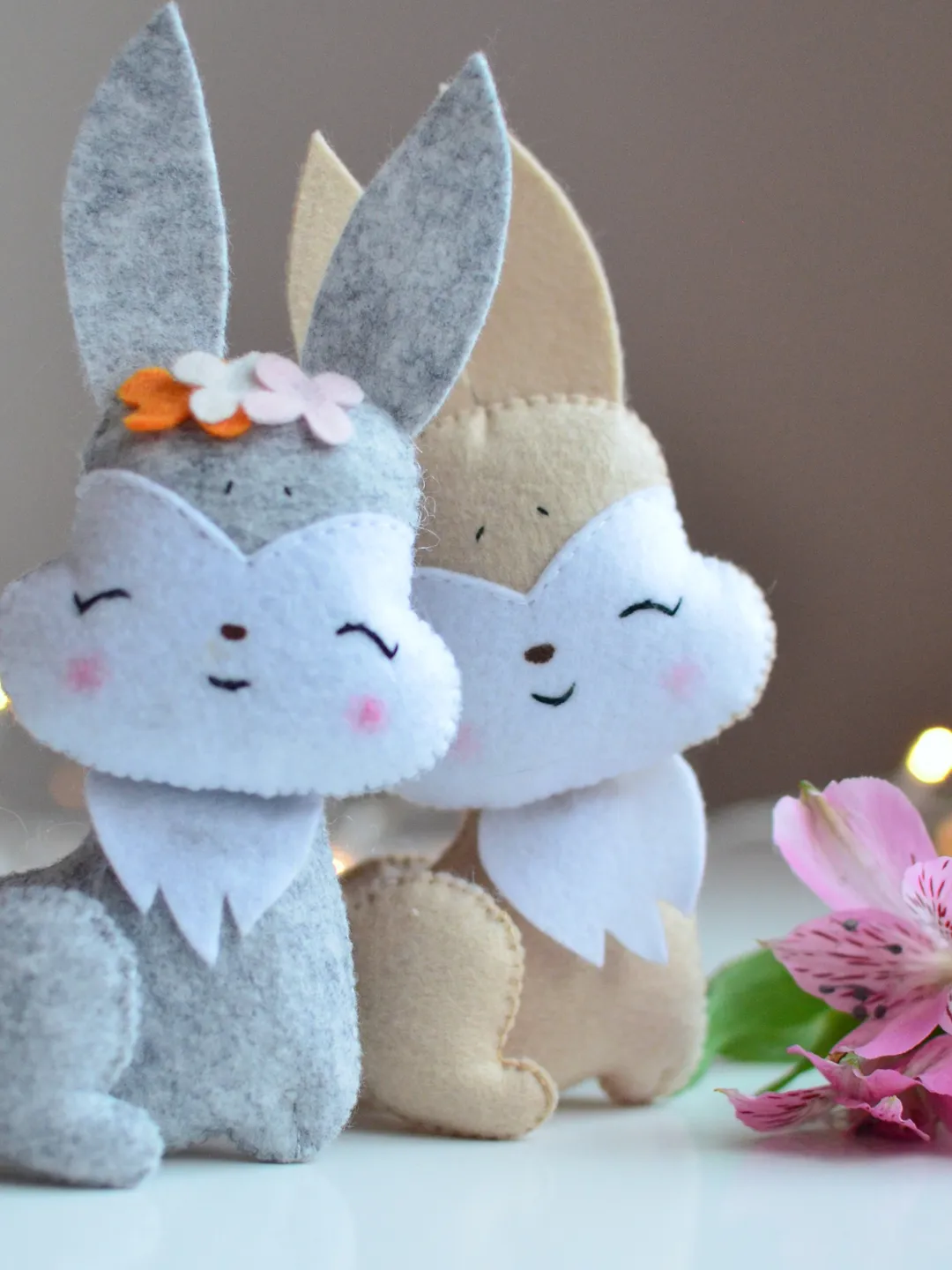 Easter bunny PDF sewing pattern