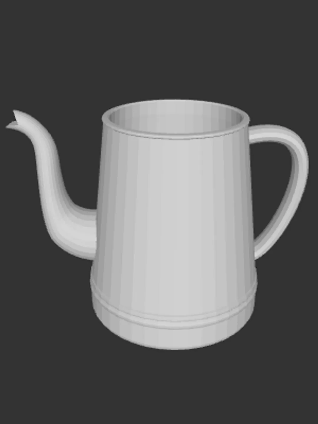 3D MODEL Miniature teapot without lid model ready to print