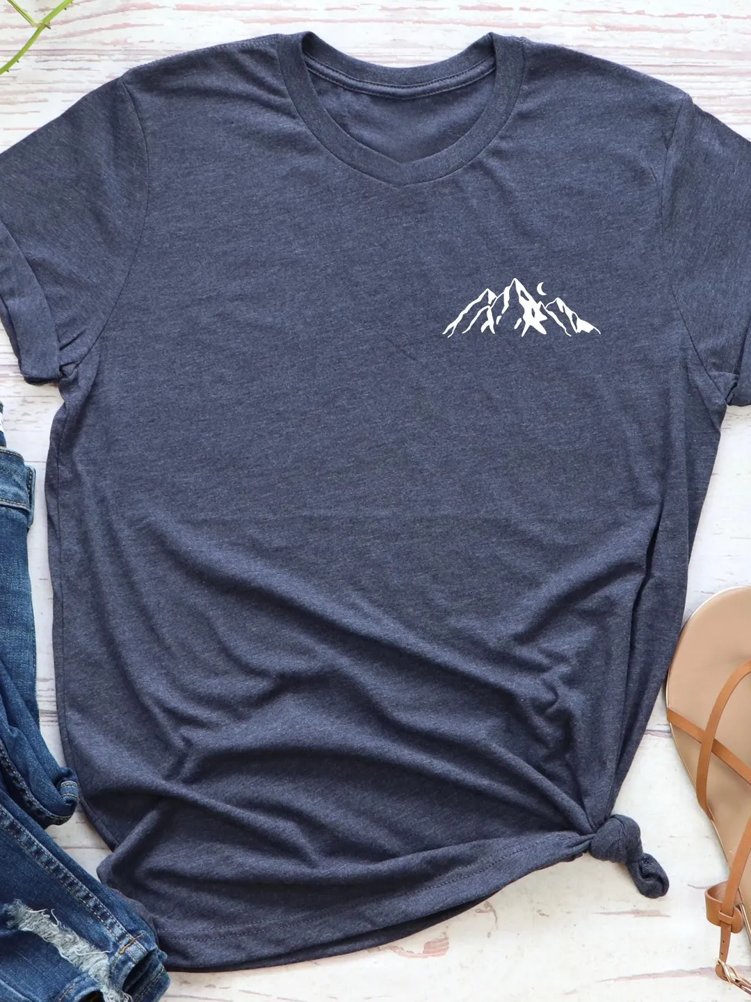Pocket Mountain T-Shirt: Hiking, Camping, Nature Lover Gift