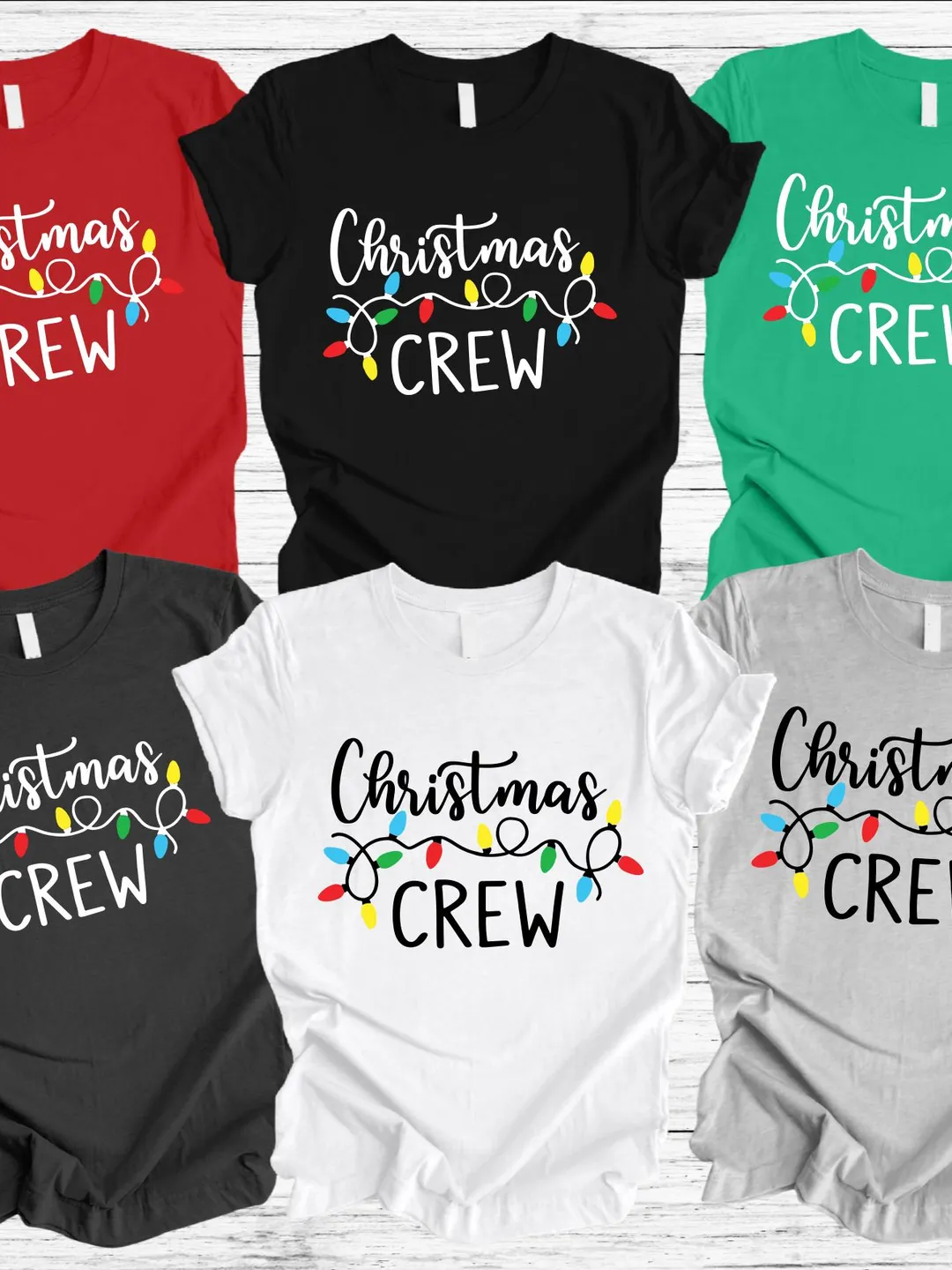 Christmas Crew Matching Shirt: Family Holiday T-Shirt