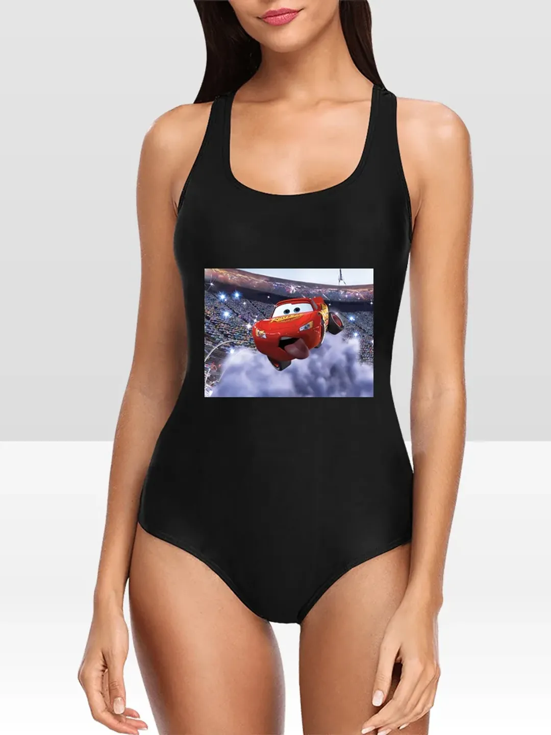 Lightning McQueen Y2K One Piece Swimsuit