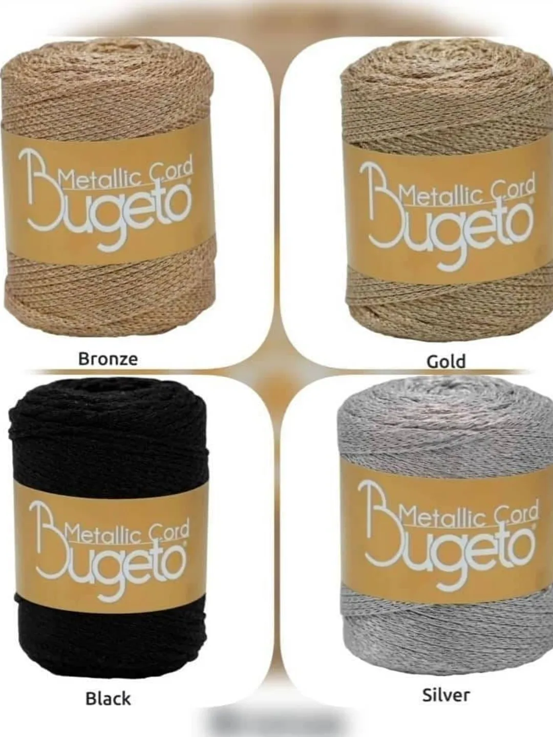 3 mm Metallic yarn  Macrame cord  Premium macrame cord 120 yards 200 gr , Crochet cord 3 mm , Lurex cord , Macrame Bag, gift