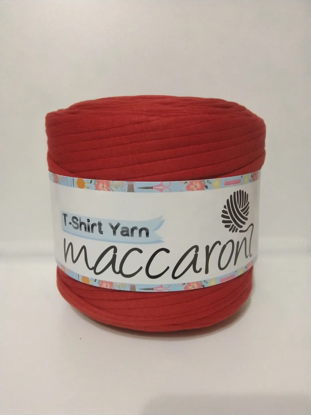 T-Shirt Yarn 164 Yards 7-9 mm, macсaroni yarn, secondary production yarn 100%cotton, spaghetti knitting yarn, crochet Textile yarn trapillo,