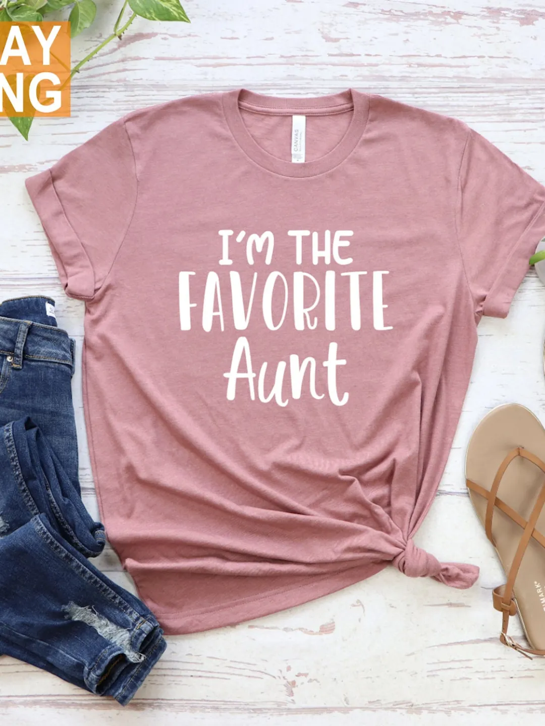 Auntie Shirt, Favorite Aunt Shirt, Shirt for Aunt, I am the Favorite Aunt, Gift for New Aunt