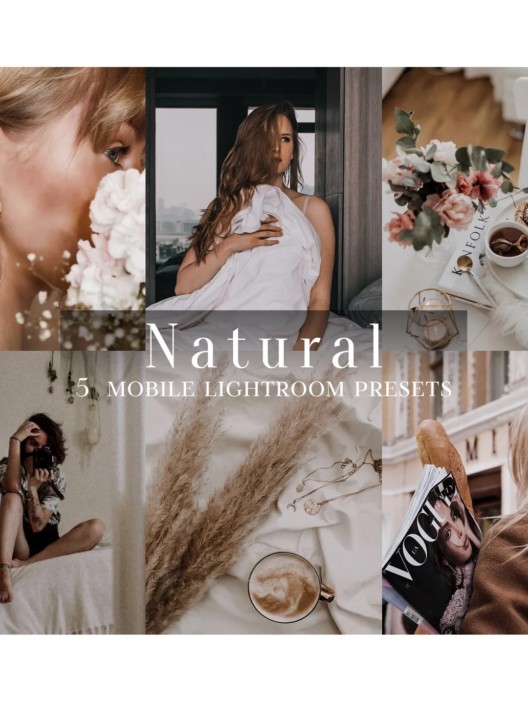 Natural Lightroom presets, Mobile Lightroom presets, Natural presets, No filter preset, Natural preset, Photo filters