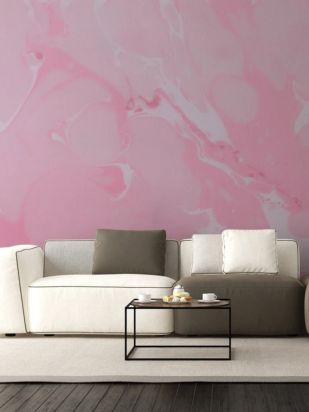 Marble Vinyl Wallpaper Sticker - Peel Stick Wall Paper Wrap Decal - Stone Effect Self Adhesive Sticky Roll For Covering Kitchen Stickers