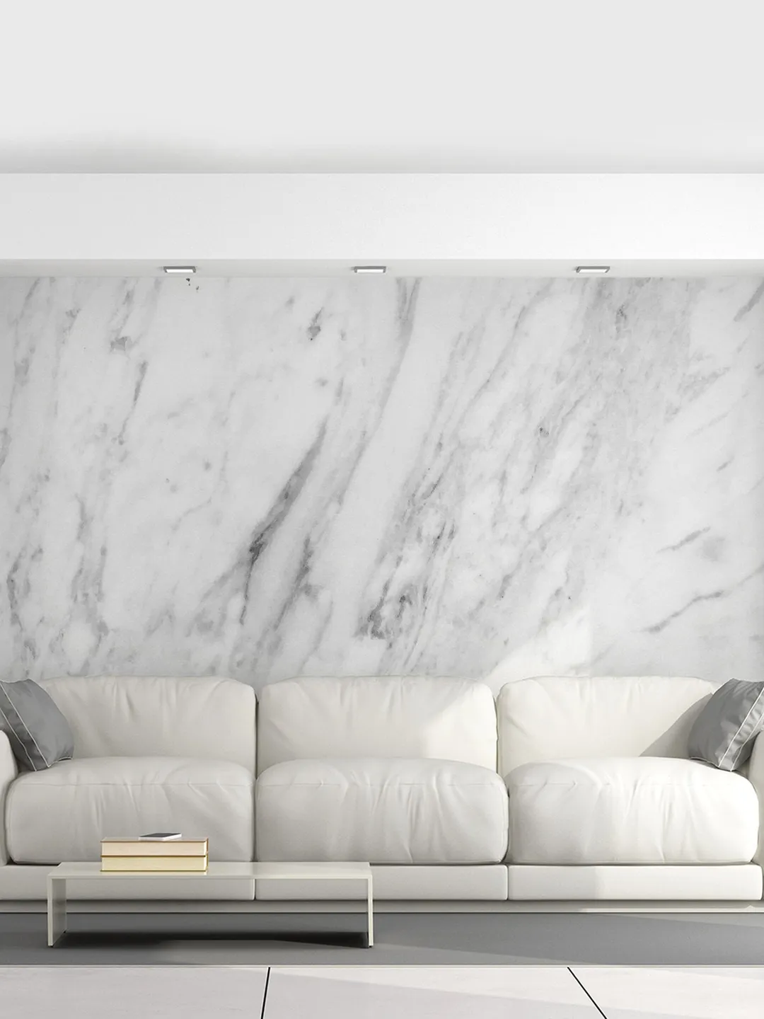 Marble Vinyl Wallpaper Sticker - Peel Stick Wall Paper Wrap Decal - Stone Effect Self Adhesive Sticky Roll For Covering Kitchen Stickers