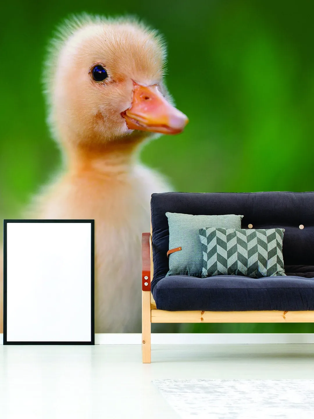 Duck Wallpaper Vinyl Decal Decor - Home Bedroom Peel And Stick Removable Art Wall Paper Sticker - Cute Adhesive Room Decoration Deco