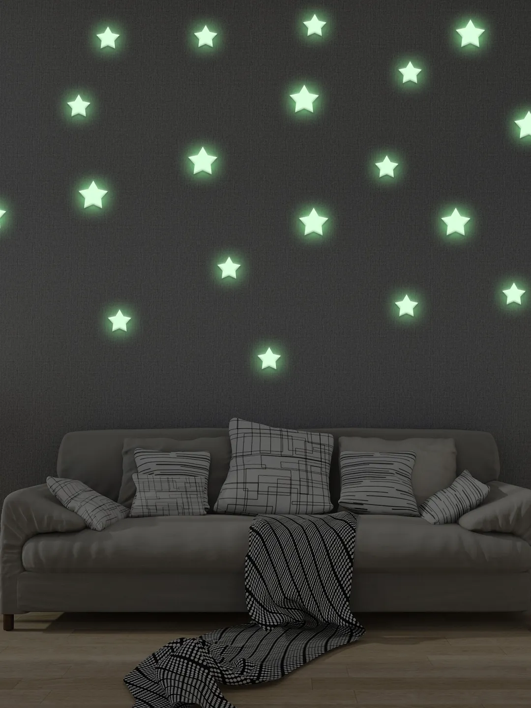850 pcs Glow In The Dark Stars Stickers - The Star Glowing Ceiling ...