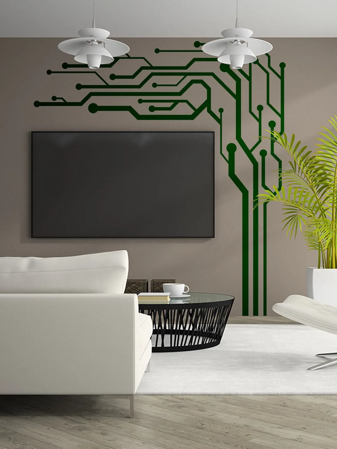 TV Wall Decor Art Vinyl Decals - Decorative Stickers For Living Room ...