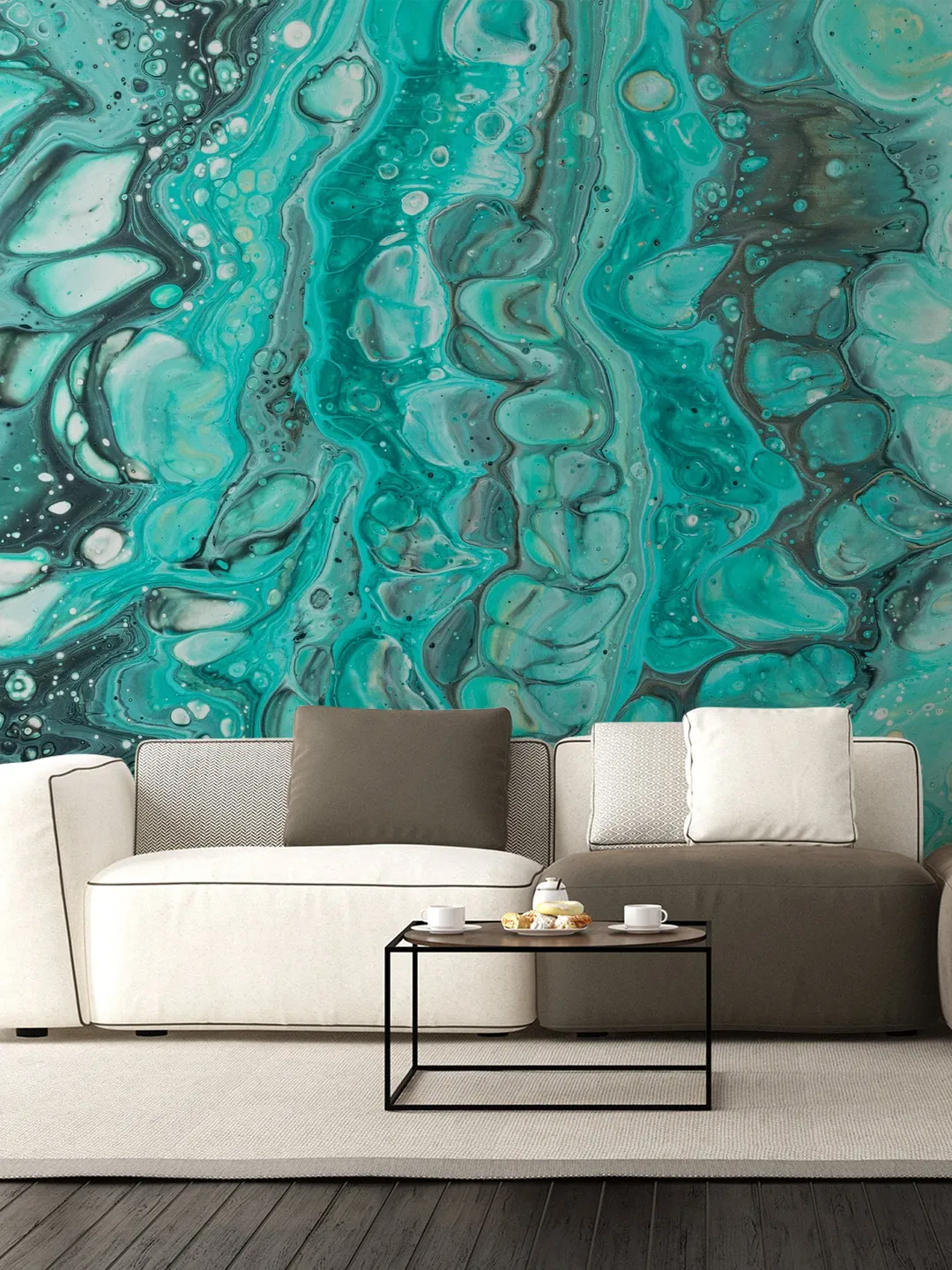 Marble Vinyl Wallpaper Sticker - Peel Stick Wall Paper Wrap Decal - Stone Effect Self Adhesive Sticky Roll For Covering Kitchen Stickers